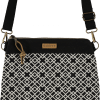 Bolso tela bandolera Clover Barcelona RODAS BLACK e1661344822568