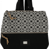 Mochila urbana Clover Barcelona MANI BLACK WHITE e1661348643965