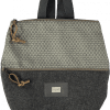 Mochila urbana Clover Barcelona MINA GRAY e1661348663955