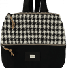 Mochila urbana Clover barcelona BARBU BLACK WHITE e1661348586959