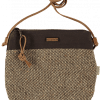 Bolso pequeño CLOVER Dallas marrón chispeado
