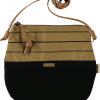 Bolso pequeño CLOVER Pazo mostaza-negro