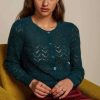 Cardigan King louie Yoke Tosca verde 07345 e1664135318440