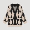 Cardigan oversize chaqueta punto Skatie S53 K04AU22 BLACK 1 e1663752883789