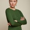Cardigan verde King Louie Roundneck Cocoon 9127 07071262 1