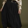 Falda meisie cinturilla contraste M05F55BLK01 scaled e1662848598610