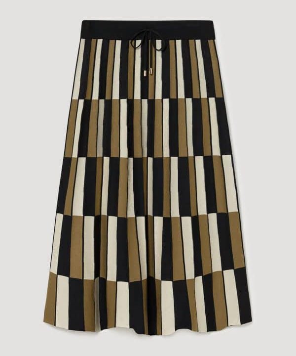 Falda midi punto Skatie S14 F02AU22 BLACK 1 e1663652396461