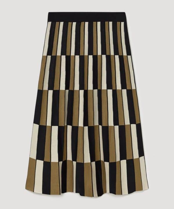 Falda midi punto Skatie S14 F02AU22 BLACK 2 e1663652412985