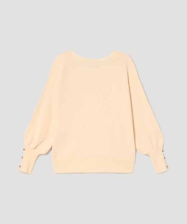 Jersey manga texturada Skatie crudo S14 K02AU22 IVORY 2 e1671904755879