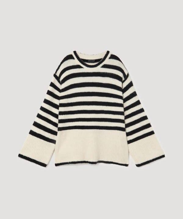 Jersey oversize rayas Skatie S25 K25AU22 IVORY 1 e1663654459729