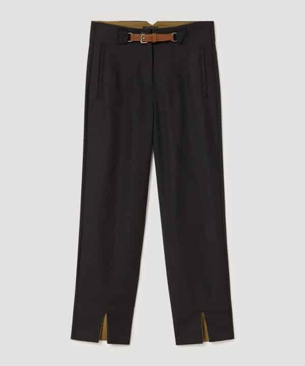 Pantalon negro tejido Skatie S05 P60AU22 BLACK 1 e1663587791143