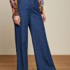 Pantalon tejano denim azul King Louie Lisa Chambray 07686458 1 e1664117118408