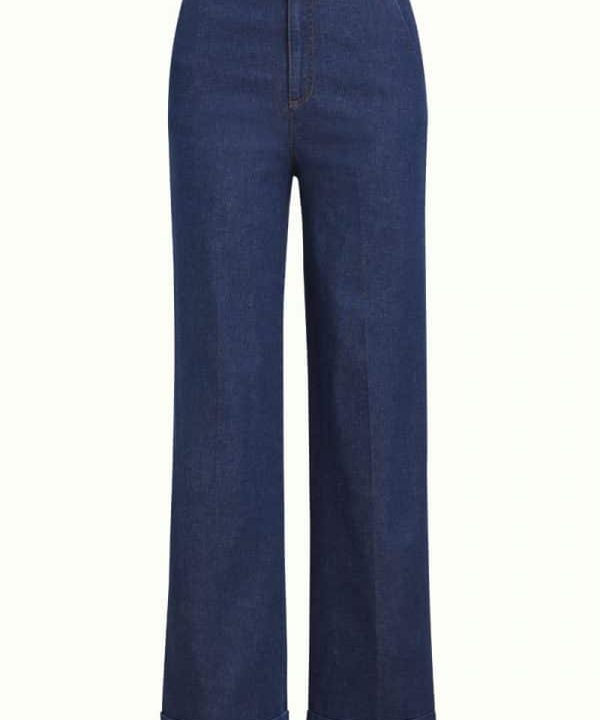 Pantalon tejano denim azul King Louie Lisa Chambray 07686458 5 e1664117160793