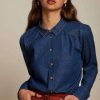 Blusa tejana king louie chambray 07328 e1665571651761