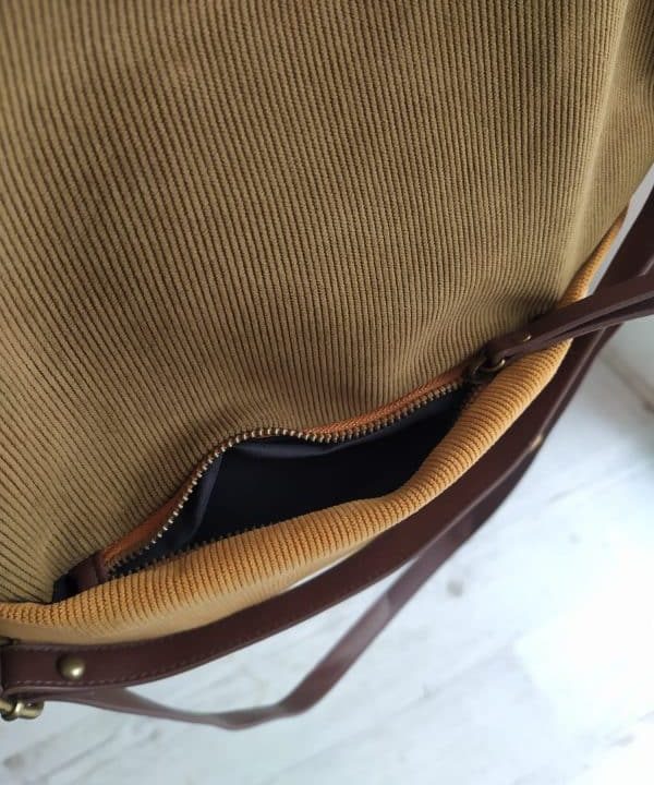 Bolso micro pana singular barcelona cremallera exterior e1666113360421