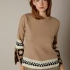 Jersey punto Meisie contraste crochet M74K06ALM07 e1665004046837