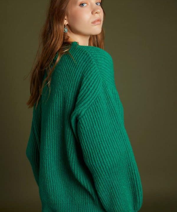 Jersey verde Meisie abertura espalda M10K10GRS06 e1665003203529