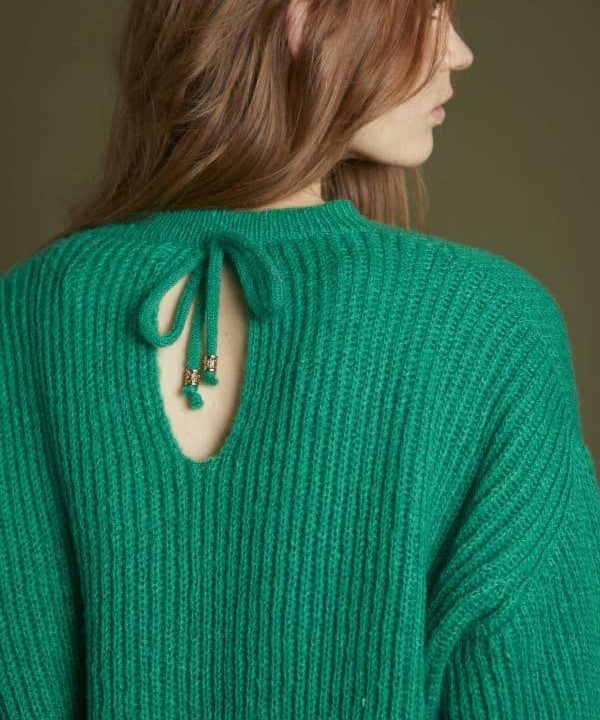 Jersey verde Meisie abertura espalda M10K10GRS07 scaled e1665003231511