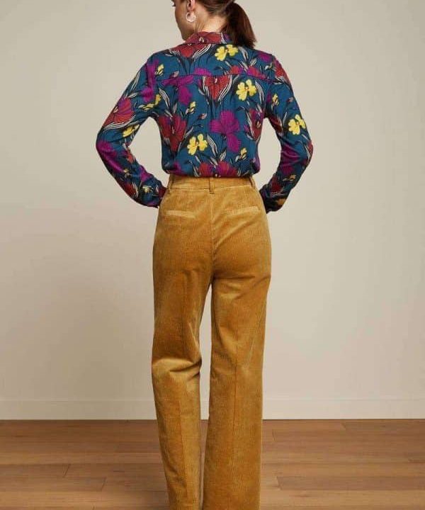 Pantalon pana king louie mostaza Marcie Corduroy 07480 887 3 e1665260870499