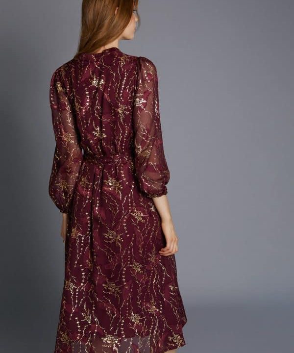 Vestido Meisie gasa estampado M05V113MIS04 e1664985442182