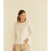 camiseta basieco redondo mus bombon algodon organico blanco aw22