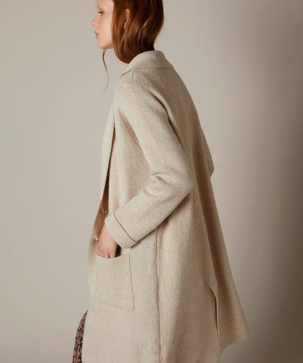 Cardigan largo punto Meisie M35K07ALM06 e1671900636543