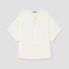 Skatie blusa falso liso blanca S05 B59SS23 WHITE 1 e1677420913634