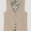Skatie chaleco lino rayas S05 J25SS23 IVORY 1 e1677421610478