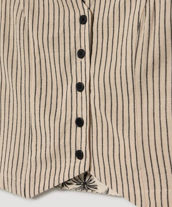 Skatie chaleco lino rayas S05 J25SS23 IVORY 3 e1677421579564