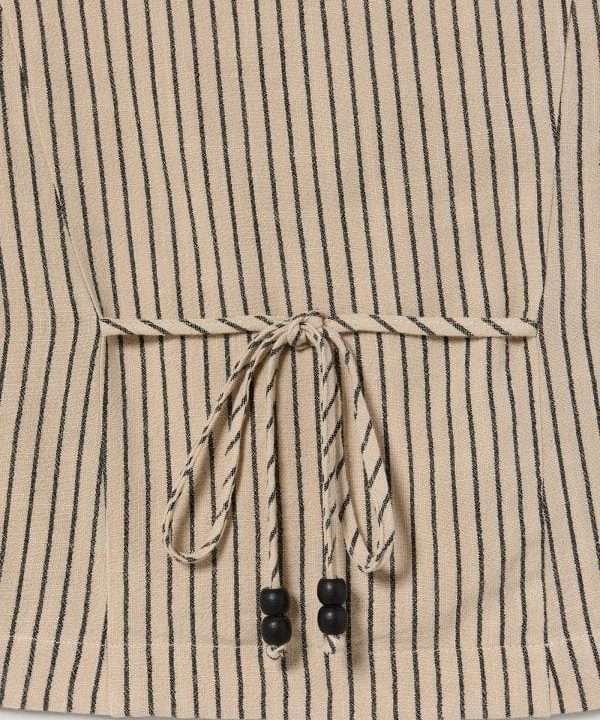 Skatie chaleco lino rayas S05 J25SS23 IVORY 4 e1677421594986