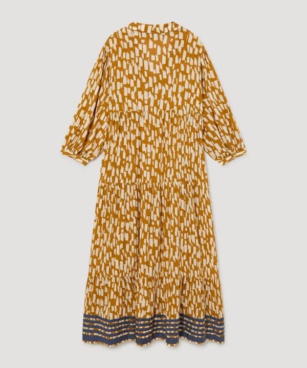 Skatie maxi vestido largo estampado S05 V71SS23 HONEY 2 e1677426707650
