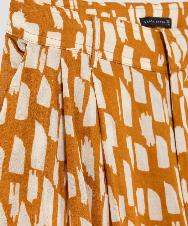 Skatie pantalon algodon estampado S05 P78SS23 HONEY 3 e1677424032508