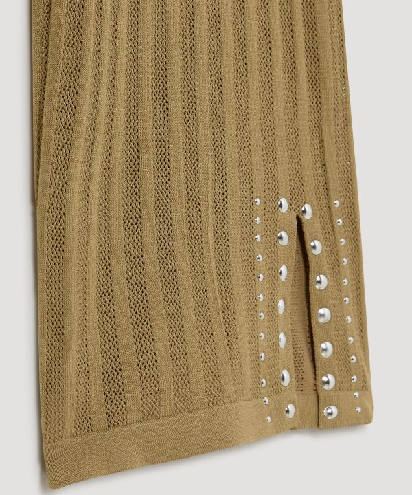 Skatie pantalon cropped tachas S56 P02SS23 SAND 4