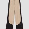 Skatie pantalon palazzo bajo bicolor S05 P75SS23 BLACK 1 e1677423711921