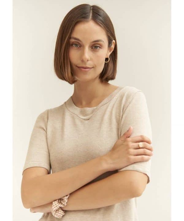 camiseta codium mus bombon beige e1676836559829