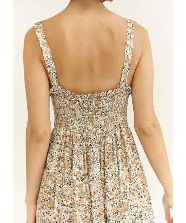 vestido padina mus bombon flores naranjas 2 e1676844388253