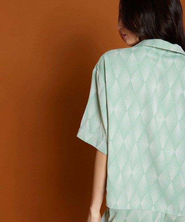 Blusa meisie estampado rombo geometrico cristina mata M05B27 WRY 2adl e1678044209531
