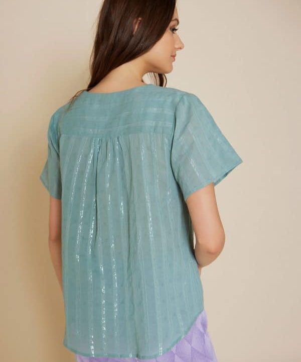 Blusa meisie manga corta algodon M21B46 MRN 6 e1678313483439