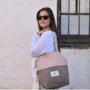Bolso tela bandolera clover bcn cane pisa rosa e1678641823454