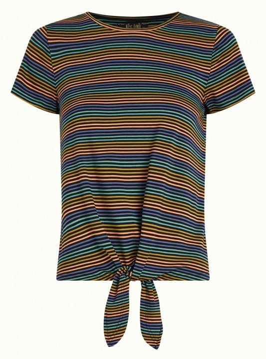 Camiseta king louie espana knot top mariani stripe 76771 07944001 5