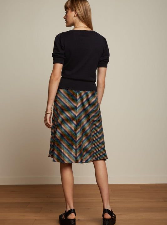 Falda king louie espana Juno skirt Mariani stripe 1597 07941001 3