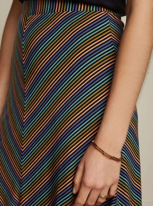 Falda king louie espana Juno skirt Mariani stripe 8950 07941001 1