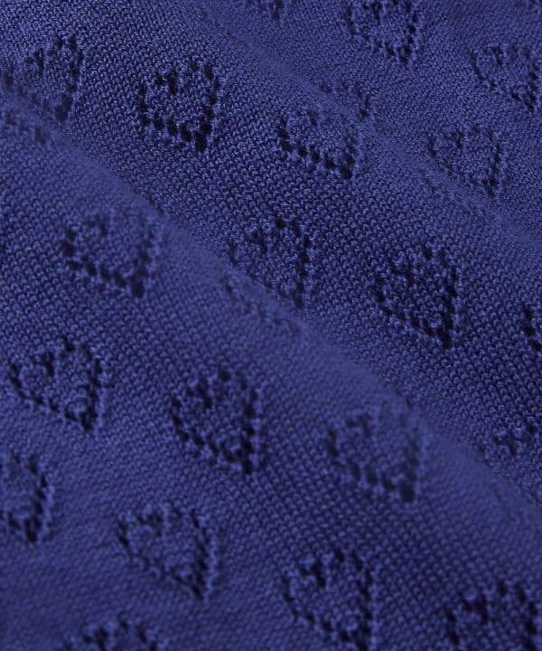 Jersey King Louie Espana Boatneck Heart Ajour azul 07048 436 X e1677953774889