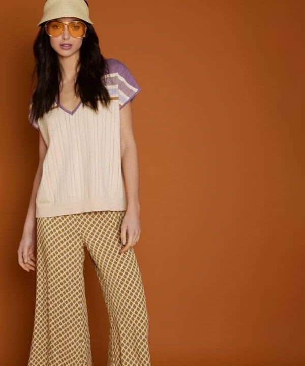 Pantalon meisie viscosa flare M05P77 THN 1 e1678311219561