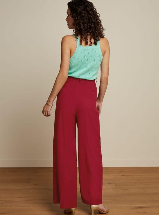 Pantalon rojo king louie espana marlene timba 7865 07844640 3