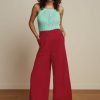 Pantalon rojo king louie espana marlene timba 9501 07844640 2