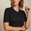 Polo King Louie Espana top rocky ajour negro 5149 07214001 1