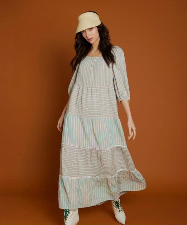 Vestido meisie patchwork rayas plumeti M27V05 WRY 1 e1678316621979