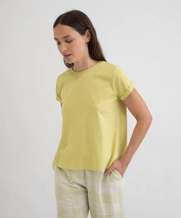 Camiseta manga corta mus bombon cuello redondo algodon MUSBOM LIMA 1 e1740318291443