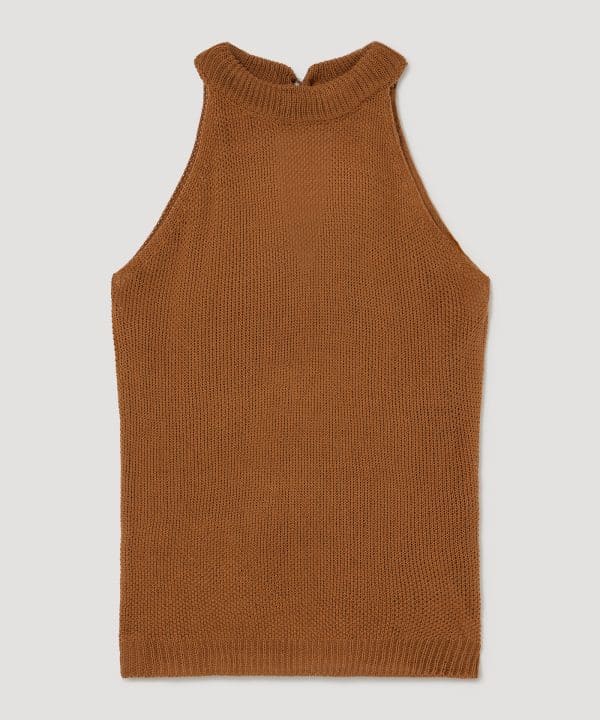 Top cuello halter Skatie marron S41 K13SS23 HONEY 1 e1681393320579